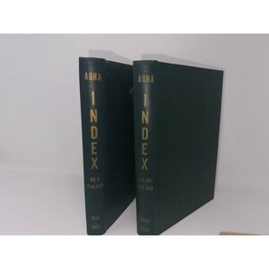 AQHA Alphabetical Index of Stud Books 1941-1966 American Quarter Horse 2 Volumes